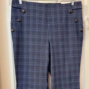 Roz & Ali, size 14, Light blue/gray plaid